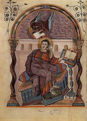 St. Mark  ca. 778-820  Codex Aureus of Lorsch  Location TBD